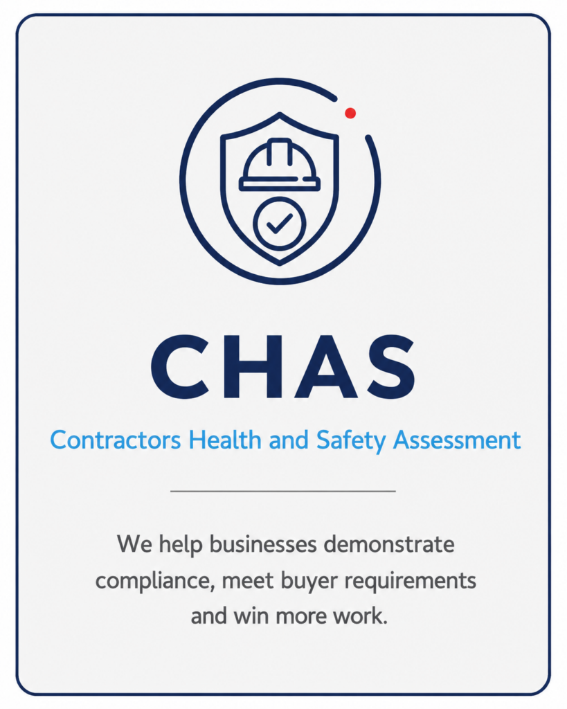 CHAS contractors health and safety assessment support icon