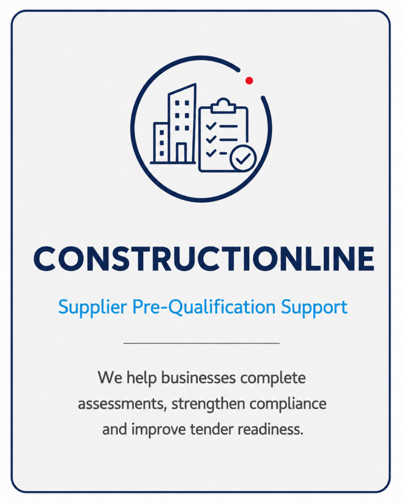 Constructionline supplier pre-qualification support icon